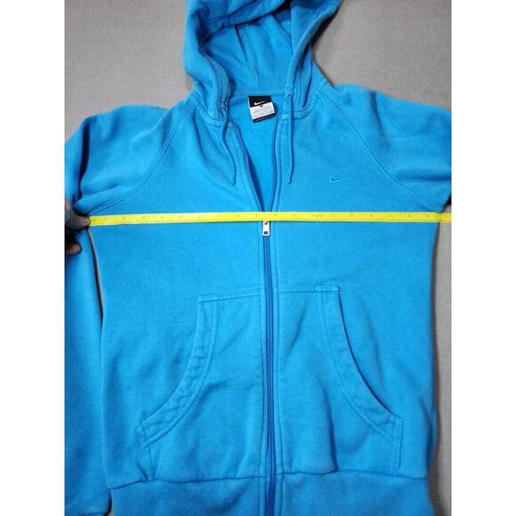 Nike Kids Full Zip Hoodie S Small Light Blue 506311 - Picture 3 of 7